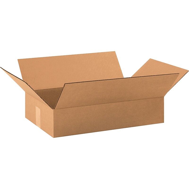 20" x 12" x 4" Shipping Boxes, 32 ECT, 25/Bundle (20124) image 1