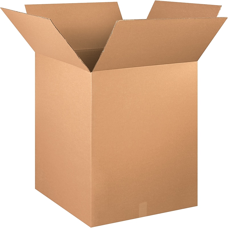 22" x 22" x 30" Shipping Boxes, 32 ECT, Kraft 10/Bundle (222230) image 1