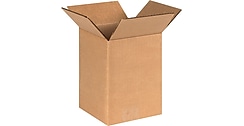 8" x 6" x 8" Shipping Boxes, 32 ECT, Brown, 25/Bundle (868)
