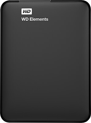 WD Elements WDBUZG0010BBK 1TB Portable USB 3.0 External Hard Drive