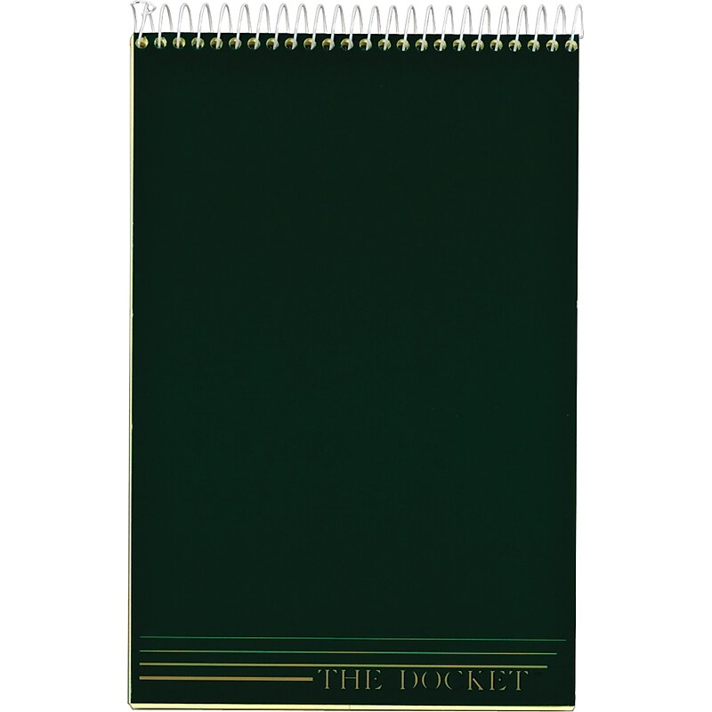 TOPS Docket Steno Book, 6" x 9", Gregg Ruled, Canary, 100 Sheets/Pad (63851) image 1
