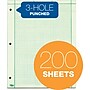 TOPS Notepad, 8.5" x 11", Quad, Green, 200 Sheets/Pad (TOP 35502)~#|#~s0748066_sc7