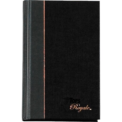 TOPS® Royale® Grey Geltex Bound Executive Notebook, 5 1/2" x 3 1/2