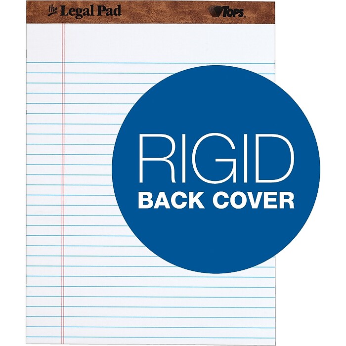 TOPS Legal Pad Notepads, 8.5