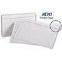 Oxford Heavyweight Lined Index Cards, 3" x 5", White, 100 Cards/Pack (OFX63500)~#|#~s0751752_sc7