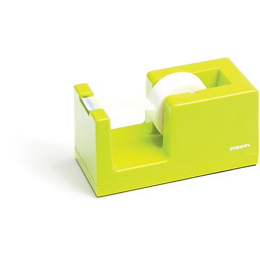 Poppin Tape Dispenser, Lime Green, (100169) at Staples