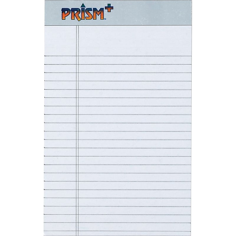 TOPS® Prism+™ Legal Pad, Green, Jr Legal Ruled, 5" x 8", 50 Sheets/Pad, 12/Pk image 1