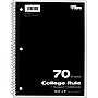 TOPS 1-Subject Notebook, 8" x 10.5", College Ruled, 70 Sheets, Assorted Colors (TOP 65021)~#|#~s0755970_sc7