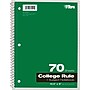 TOPS 1-Subject Notebook, 8" x 10.5", College Ruled, 70 Sheets, Assorted Colors (TOP 65021)~#|#~s0755971_sc7
