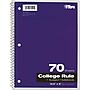 TOPS 1-Subject Notebook, 8" x 10.5", College Ruled, 70 Sheets, Assorted Colors (TOP 65021)~#|#~s0755972_sc7