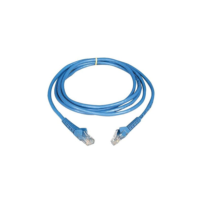 Tripp Lite CAT-6 Snagless 7' Molded Patch Cable, Blue (N201-007-BL) image 1