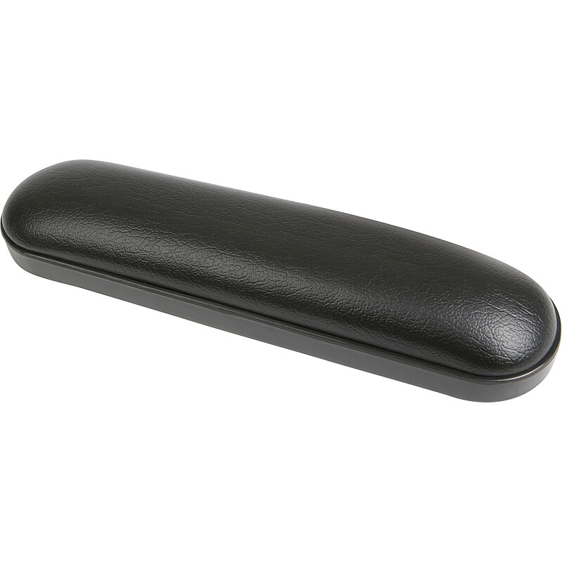 Medline Wheelchair Desk Length Armrest Pads, Black, Non Bariatric, Recliner Wheelchair Compatible (WCA806915BLK) image 1