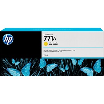 HP 771A Yellow Standard Yield Ink Cartridge (B6Y18A)