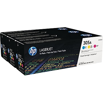 HP 305A Black/Cyan/Magenta/Yellow Standard Yield Toner HP 305A Black/Cyan/Magenta/Yellow Standard Yield Toner