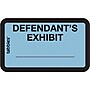 Tabbies Defendant's Exhibit Pre-Printed Labels, 1" x 1-5/8", Blue, 252 Labels/Pack (58093)~#|#~s0761647_sc7