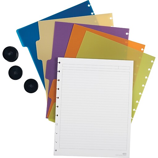M by Staples™ Arc Customizable Notebook System Accessory Kits Staples