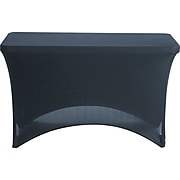 Fabric Table Cover 4' Black