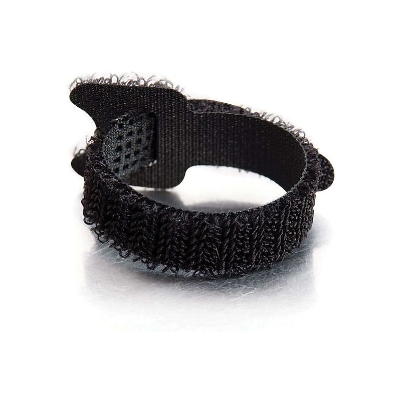 Cables to Go 6" Hook and Loop Cable Management Straps, Black image 1