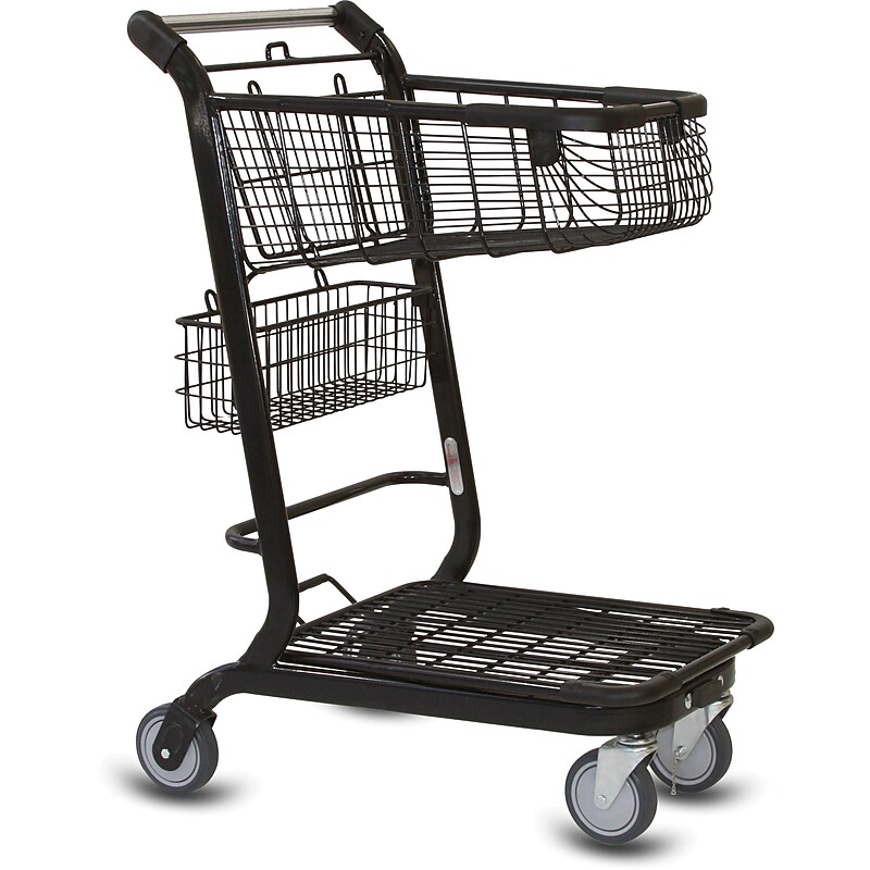 Versacart EXpress3500 Convenience Shopping Cart, 176 Liter, Black (101-350-B BLK) image 1
