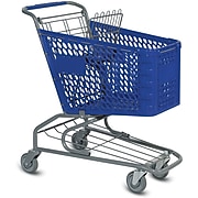 V-Series Traditional Shopping Cart, Small, Dark Blue
