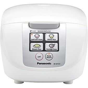 Panasonic Fuzzy Logic 10-Cup Micro-computer Controlled Rice Cooker, White