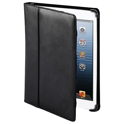 Cyber Acoustics Leather iPad mini Cover Case, Black MM400 at Staples