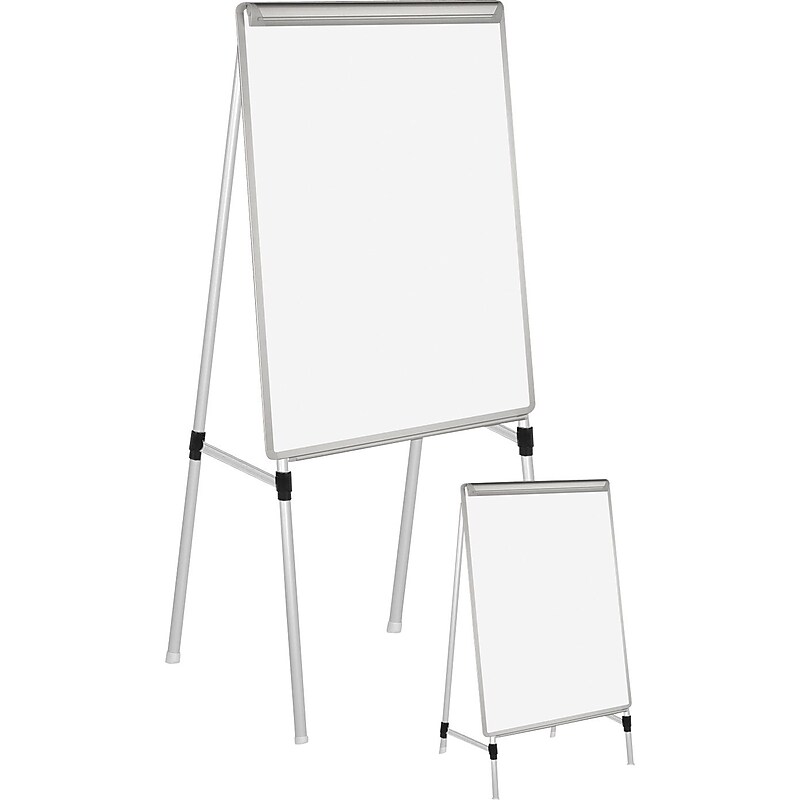 MasterVision Silver Easy Clean Melamine Dry-Erase Whiteboard, Aluminum Frame, 3' x 2' (BVCEA2300335MV) image 1
