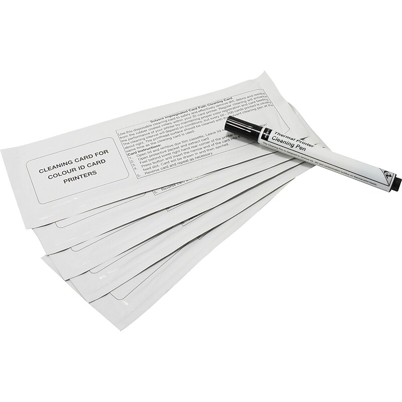 IDville Small Business Edition ID Badge Printer Cleaning Kit (134668531) image 1