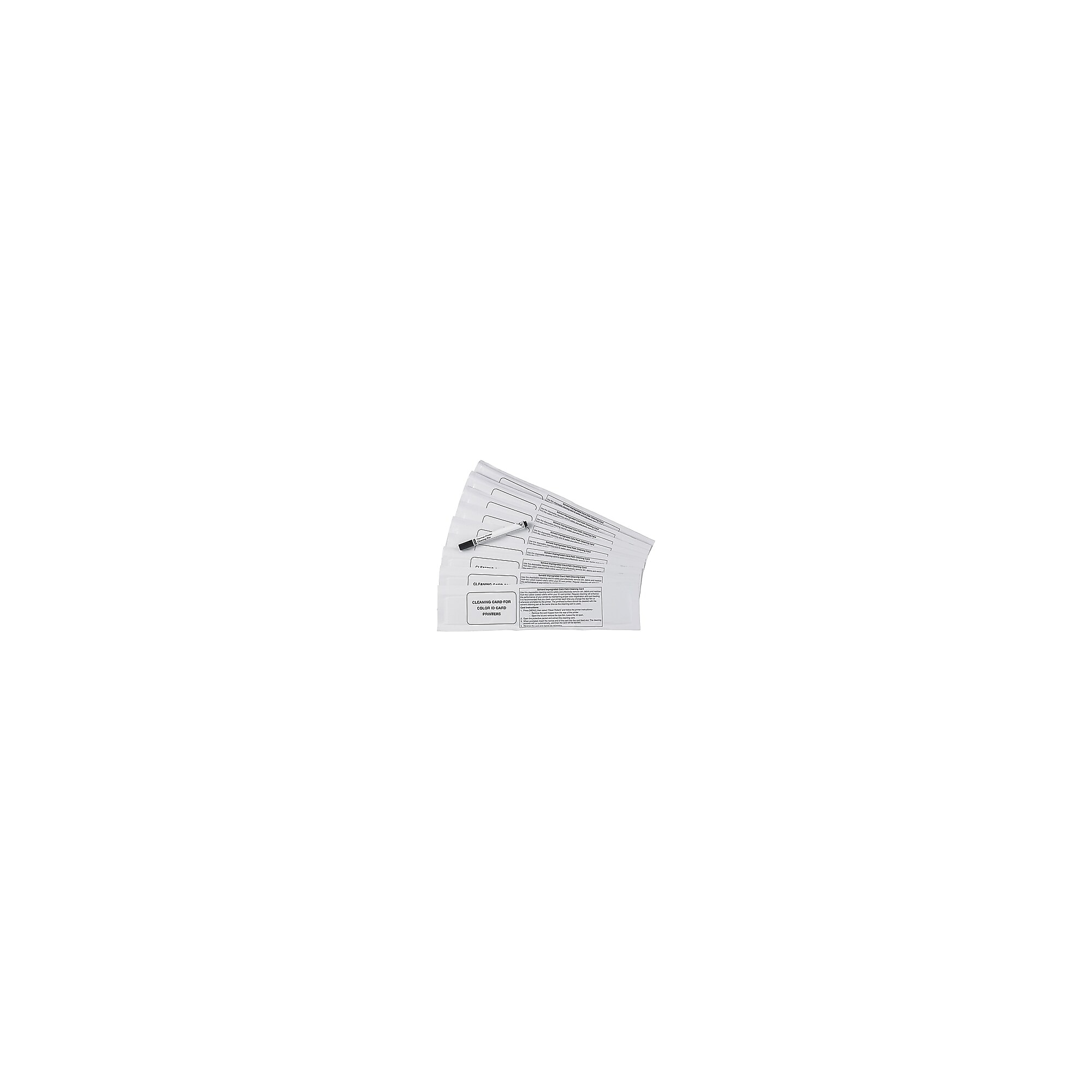 IDville Small Business Edition ID Badge Printer Cleaning Kit (134390431) Sansujyuku sansujyuku.com