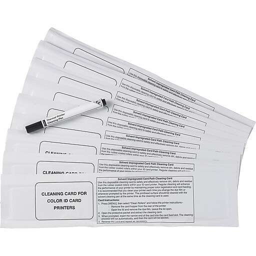 IDville Business+ Edition ID Badge Printer Cleaning Kit at Staples