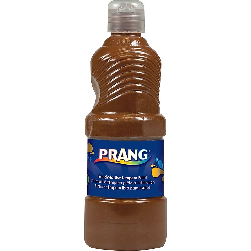 Prang® (Dixon Ticonderoga®) Ready-to-Use Paint, Brown, 16 oz. image 1