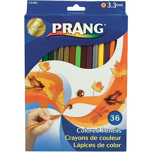 Prang PreSharpened Colored Pencils, Assorted Colors, 36/Set (22360) Staples