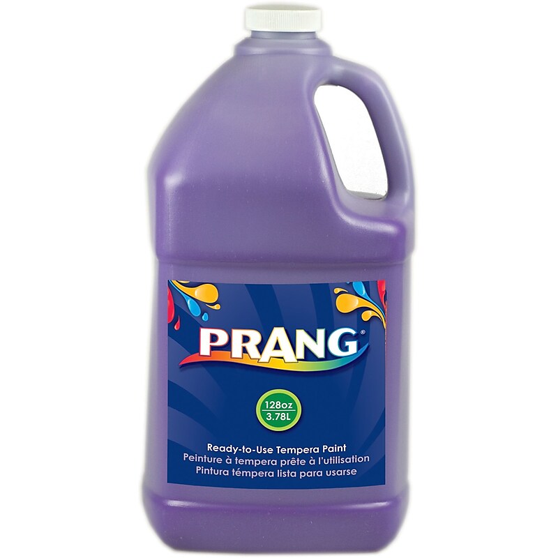 Prang® (Dixon Ticonderoga®) Ready-to-Use Paint, Violet, 128 oz. image 1