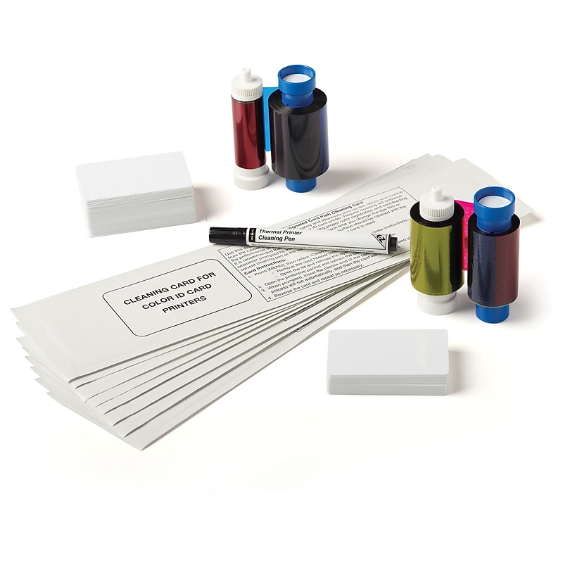 IDville Business+ Edition ID Badge Printer Supply Bundle image 1