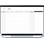 Quartet Prestige Magnetic Total Erase Calendar Whiteboard, Graphite Frame, 3' x 2' (CP32P2)~#|#~s0770329_sc7