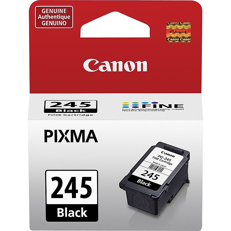 Canon 245 Black Standard Yield Ink Cartridge   (8279B001) image 1