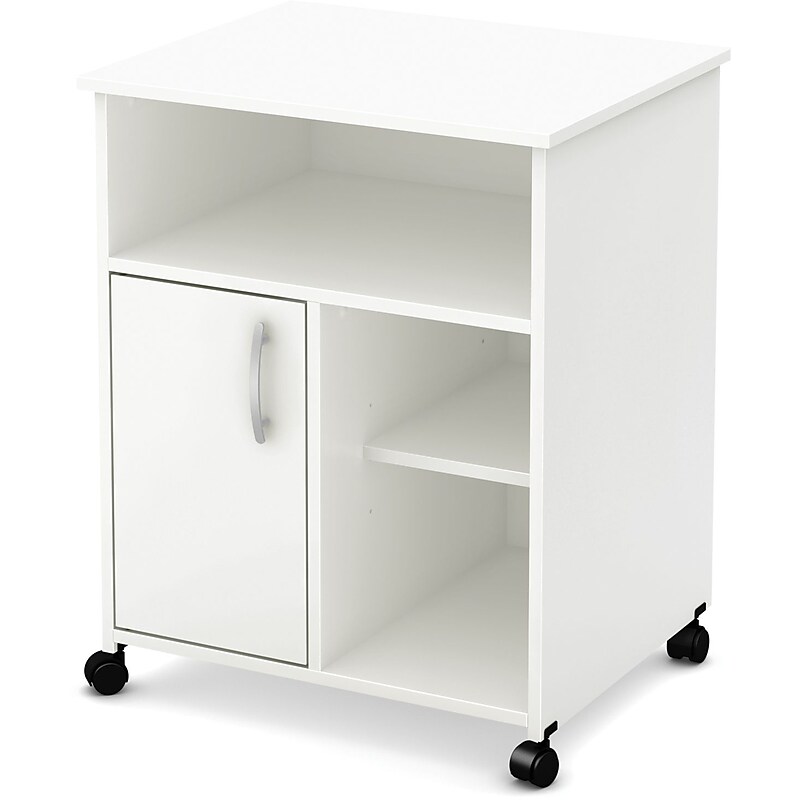 South Shore Axess Printer Cart, Pure White (7250691) image 1