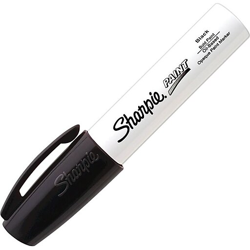 Sharpie® Oil Based Paint Marker, Bold, Black (35564) Staples