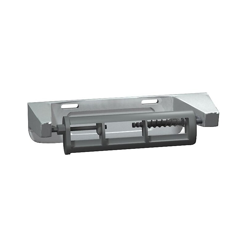 ASI Bathroom Tissue Dispenser, Single Roll, Heavy-duty Cast Aluminum, 6-9/16"L x 4-3/4"W x 1-3/4"H image 1