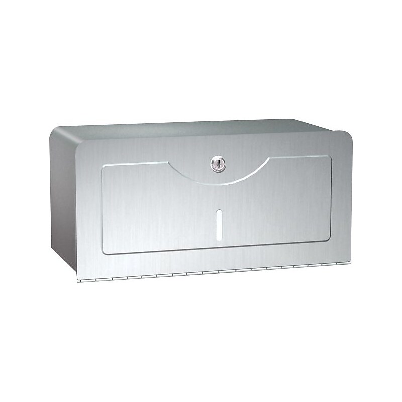 ASI® Paper Towel Dispenser, Surface Mounted, Stainless Steel, 6 1/4"H x 5 5/8"W x 11 1/4"L image 1