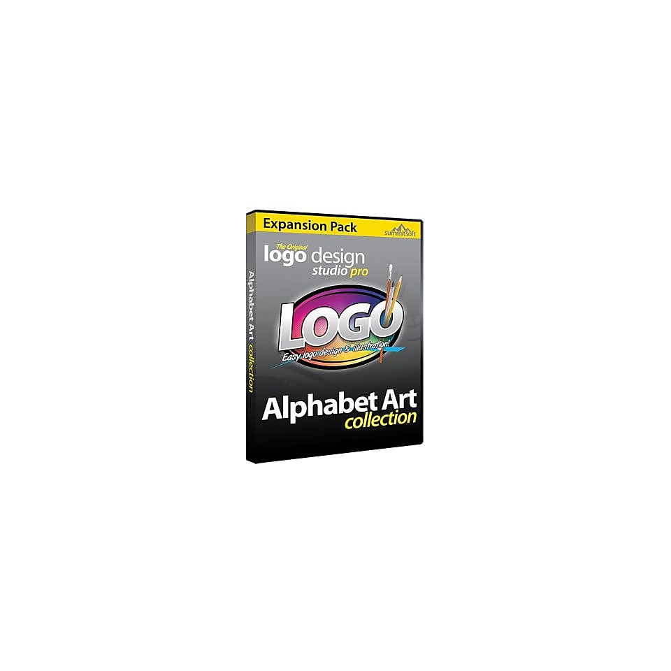 Summitsoft Logo Design Studio Pro Alphabet Art Expansion Pack for Windows (1 User) 