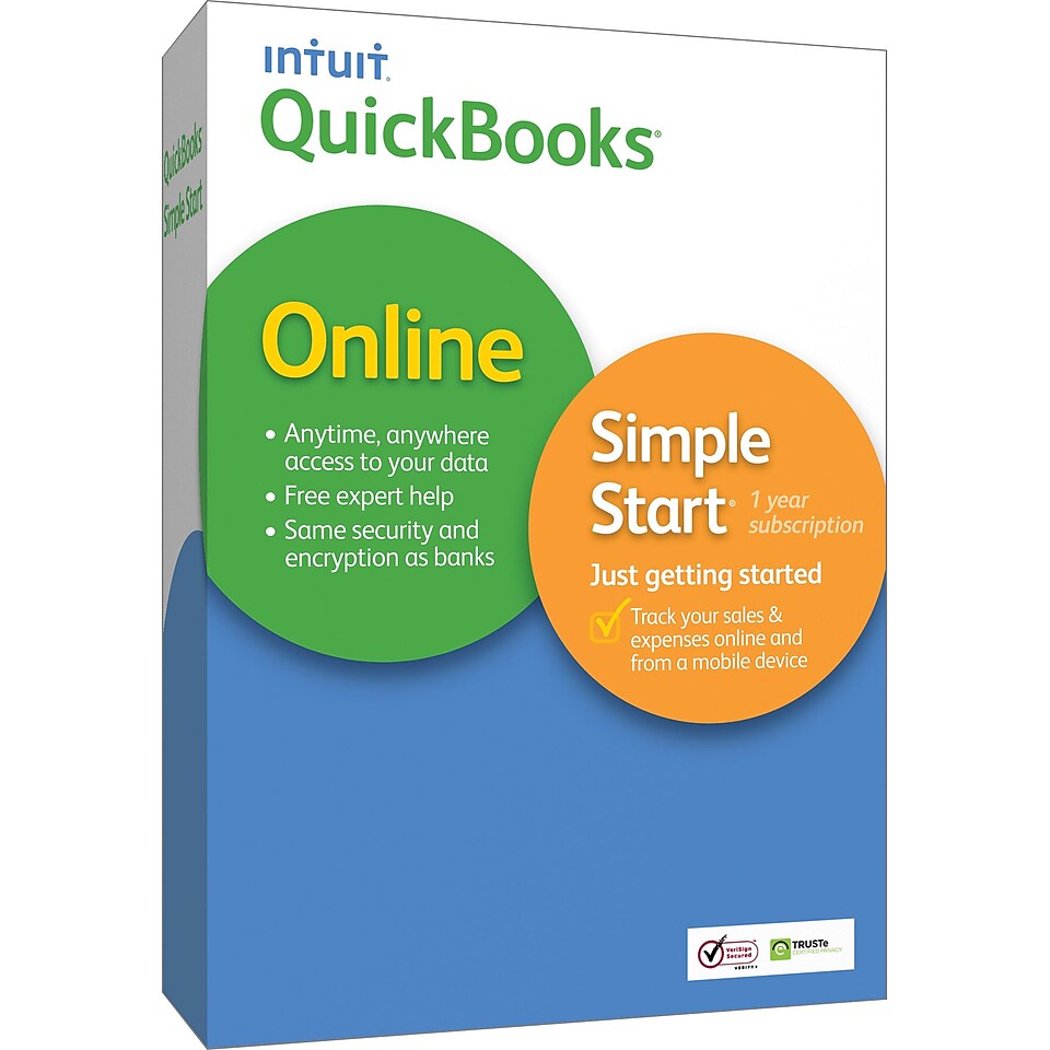 QuickBooks Online Simple Start 2014 for Windows (1 User) [Boxed]