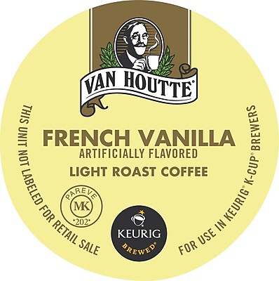 Keurig® K-Cup® Van Houtte French Vanilla Coffee, Regular, 18/Pack ...