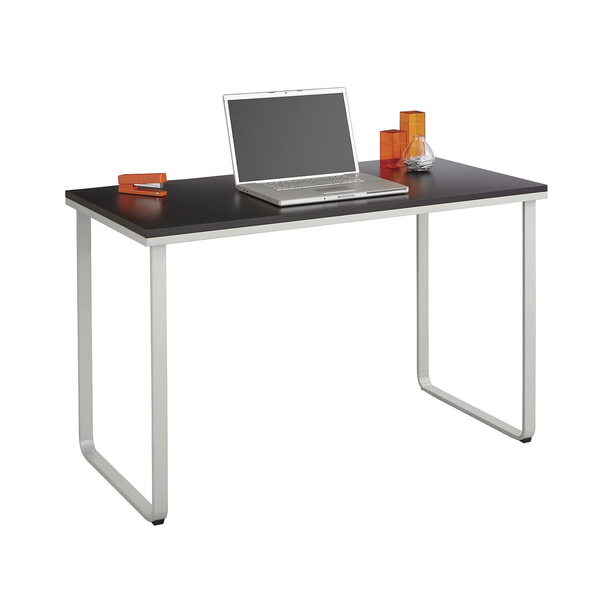 Safco 47″ Steel Table Desk, Black/Silver (1943BLSL) Sansujyuku sansujyuku.com