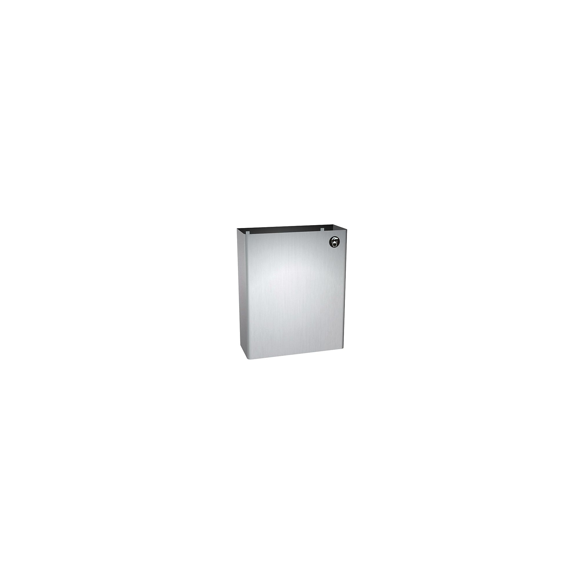 ASI Waste Receptacle, Stainless Steel, 17″H x 6 1/2″W x 14″D Sansujyuku sansujyuku.com