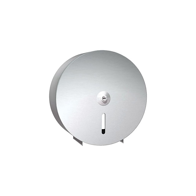 ASI® Bathroom Tissue Dispenser, Jumbo Roll, Surface Mounted, Stainless Steel, 10 5/8"H x 10 5/8"W x 4 1/2"D image 1