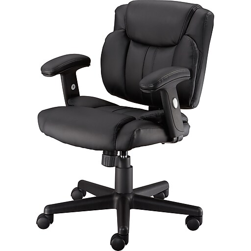 Staples Telford II Luxura Managers Chair, Black Staples
