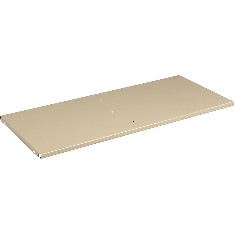 Tennsco Extra Shelf for 18" Deep Storage Cabinet, Supports 400 lb., Putty, 3/4"H x 36"W x 18"D image 1
