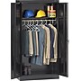 Tennsco Standard Wardrobe Cabinet with Double Hinge Doors, 1-Shelf, 1 Closet, Black, 72"H x 36"W x 18"D~#|#~s0783114_sc7