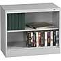 Tennsco 30"H 2-Shelf Welded Bookcase, Light Grey (TNN-BC1830LGY)~#|#~s0783148_sc7